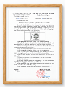 Giấy chứng nhận ISO 9001:2015 Ecomic